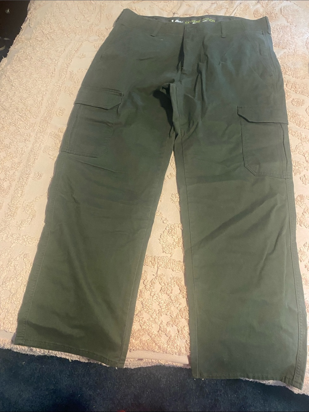 Lee Men's Dark Olive Cargo Pants